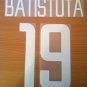 BATISTUTA 19 INTERNAZIONALE HOME 2002 2004 NAME NUMBER SET NAMESET KIT PRINT