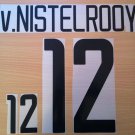 VAN NISTELROOY 12 NETHERLANDS HOME 2002 2004 NAME NUMBER SET NAMESET KIT PRINT