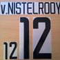 VAN NISTELROOY 12 NETHERLANDS HOME 2002 2004 NAME NUMBER SET NAMESET KIT PRINT
