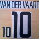 VAN DER VAART 10 NETHERLANDS HOME 2002 2004 NAME NUMBER SET NAMESET KIT PRINT