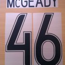 MCGEADY 46 CELTIC HOME UCL 2009 2010 NAME NUMBER SET NAMESET KIT PRINT NUMBERING