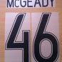 MCGEADY 46 CELTIC HOME UCL 2009 2010 NAME NUMBER SET NAMESET KIT PRINT NUMBERING