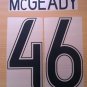 MCGEADY 46 CELTIC HOME UCL 2009 2010 NAME NUMBER SET NAMESET KIT PRINT NUMBERING