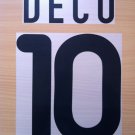 DECO 10 PORTO HOME 2000 2001 NAME NUMBER SET NAMESET KIT PRINT NUMBERING