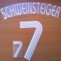 SCHWEINSTEIGER 7 AWAY GERMANY WORLD CUP 2006 NAME NUMBER SET NAMESET KIT PRINT
