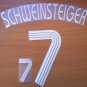 SCHWEINSTEIGER 7 AWAY GERMANY WORLD CUP 2006 NAME NUMBER SET NAMESET KIT PRINT