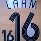LAHM 16 HOME GERMANY WORLD CUP 2006 NAME NUMBER SET NAMESET KIT PRINT