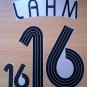 LAHM 16 HOME GERMANY WORLD CUP 2006 NAME NUMBER SET NAMESET KIT PRINT