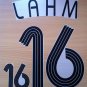 LAHM 16 HOME GERMANY WORLD CUP 2006 NAME NUMBER SET NAMESET KIT PRINT
