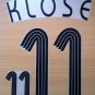 MIROSLAV KLOSE 11 HOME GERMANY WORLD CUP 2006 NAME NUMBER SET NAMESET KIT PRINT