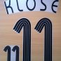 MIROSLAV KLOSE 11 HOME GERMANY WORLD CUP 2006 NAME NUMBER SET NAMESET KIT PRINT