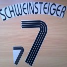 SCHWEINSTEIGER 7 HOME GERMANY WORLD CUP 2006 NAME NUMBER SET NAMESET KIT PRINT