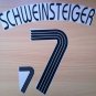 SCHWEINSTEIGER 7 HOME GERMANY WORLD CUP 2006 NAME NUMBER SET NAMESET KIT PRINT