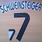 SCHWEINSTEIGER 7 HOME GERMANY WORLD CUP 2006 NAME NUMBER SET NAMESET KIT PRINT