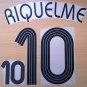 RIQUELME 10 ARGENTINA HOME WORLD CUP 2006 NAME NUMBER SET NAMESET KIT PRINT