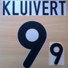 KLUIVERT 9 NETHERLANDS HOME EURO 2000 NAME NUMBER SET NAMESET KIT PRINT HOLLAND