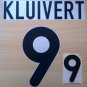KLUIVERT 9 NETHERLANDS HOME EURO 2000 NAME NUMBER SET NAMESET KIT PRINT HOLLAND