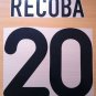 RECOBA 20 INTER AWAY 2000 2001 NAME NUMBER SET NAMESET KIT PRINT NUMBERING