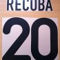 RECOBA 20 INTER AWAY 2000 2001 NAME NUMBER SET NAMESET KIT PRINT NUMBERING
