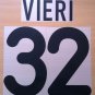 VIERI 32 INTER AWAY 2000 2001 NAME NUMBER SET NAMESET KIT PRINT NUMBERING