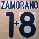 ZAMORANO 18 INTER AWAY 2000 2001 NAME NUMBER SET NAMESET KIT PRINT NUMBERING