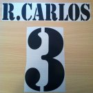 ROBERTO CARLOS 3 REAL MADRID HOME 2001 2002 NAME NUMBER SET NAMESET KIT PRINT