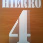 HIERRO 4 REAL MADRID AWAY 2001 2002 NAME NUMBER SET NAMESET KIT PRINT
