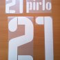PIRLO 21 ITALY HOME CONFEDERATIONS CUP 2009 NAME NUMBER SET NAMESET KIT PRINT