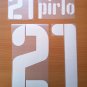 PIRLO 21 ITALY HOME CONFEDERATIONS CUP 2009 NAME NUMBER SET NAMESET KIT PRINT