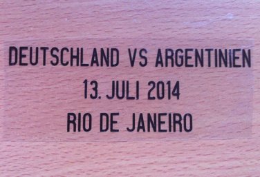 MATCH DETAILS GERMANY DEUTSCHLAND VS ARGENTINIEN ARGENTINA FINAL WORLD CUP 2014