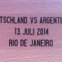 MATCH DETAILS GERMANY DEUTSCHLAND VS ARGENTINIEN ARGENTINA FINAL WORLD CUP 2014