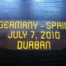 MATCH DETAILS GERMANY VS SPAIN JULY 7 WORLD CUP SOUTH AFRICA 2010 PRINT