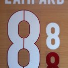 LAMPARD 8 ENGLAND AWAY 2014 2015 NAME NUMBER SET NAMESET KIT PRINT