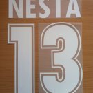 NESTA 13 SS LAZIO AWAY 2000 2001 NAME NUMBER SET NAMESET KIT PRINT NUMBERING