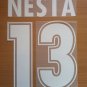 NESTA 13 SS LAZIO AWAY 2000 2001 NAME NUMBER SET NAMESET KIT PRINT NUMBERING