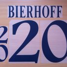 BIERHOFF 20 GERMANY HOME EURO 1996 NAME NUMBER SET NAMESET KIT PRINT NUMBERING