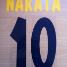 NAKATA 10 PARMA HOME 2001 2002 NAME NUMBER SET NAMESET KIT PRINT NUMBERING