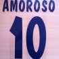 AMOROSO 10 PARMA HOME 2000 2001 NAME NUMBER SET NAMESET KIT PRINT NUMBERING