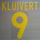 KLUIVER 9 BARCELONA HOME 2001 2002 NAME NUMBER SET NAMESET KIT PRINT