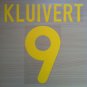 KLUIVER 9 BARCELONA HOME 2001 2002 NAME NUMBER SET NAMESET KIT PRINT