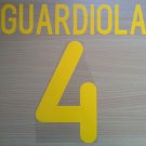GUARDIOLA 4 BARCELONA HOME 2001 2002 NAME NUMBER SET NAMESET KIT PRINT