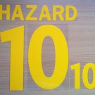 EDEN HAZARD 10 BELGIUM HOME 2013 2014 NAME NUMBER SET NAMESET KIT PRINT