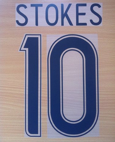STOKES 10 CELTIC HOME UCL 2010 NAME NUMBER SET NAMESET KIT PRINT NUMBERING