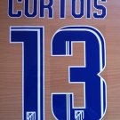 CURTOIS 13 ATLETICO MADRID 2013 2014 HOME NAME NUMBER SET NAMESET KIT PRINT