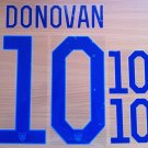 DONOVAN 10 UNITED STATES USA 2014 2015 NAME NUMBER SET NAMESET KIT PRINT