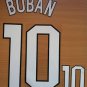 BOBAN 10 AC MILAN HOME 1998 2000 NAME NUMBER SET NAMESET KIT PRINT RETRO