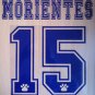 MORIENTES 15 REAL MADRID HOME 1997 1998 NAME NUMBER SET NAMESET KIT PRINT RETRO