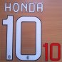 KEISUKE HONDA 10 AC MILAN HOME 2013 2014 NAME NUMBER SET NAMESET KIT PRINT