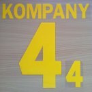VINCENT KOMPANY 4 BELGIUM HOME 2013 2014 NAME NUMBER SET NAMESET KIT PRINT