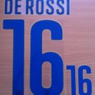 DE ROSSI 16 ITALY ITALIA AWAY 2014 2015 NAME NUMBER SET NAMESET KIT PRINT
